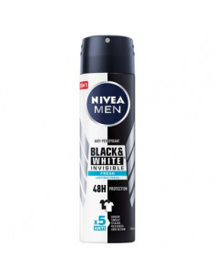 Nivea Men Black and White Invisible fresh Дезодорант спрей за мъже x150 мл