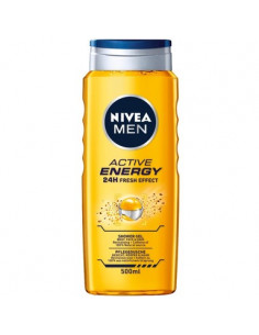 Nivea Men Active Energy Душ гел за лице коса и тяло х500 мл