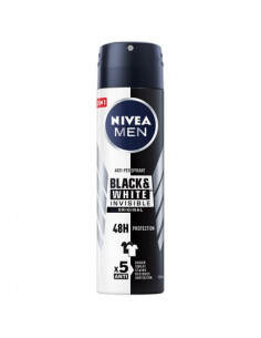 Nivea Men Black and White Invisible Дезодорант спрей за мъже x150 мл