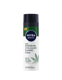 Nivea Men Sensitive Ultra-Calming Пяна за бръснене с конопено масло и витамин Е х200 мл