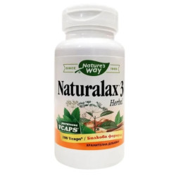 Натуралакс 3 капсули при запек х100 Nature's Way