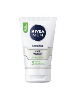 Nivea Men Sensitive Измиващ гел за лице за мъже х100 мл
