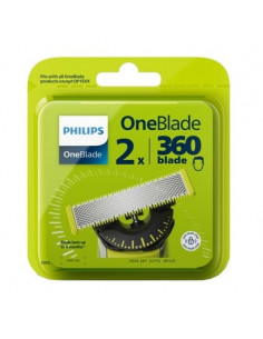 Philips OneBlade Резервно ножче с 360-градусово острие х2 броя
