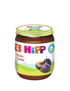 HiPP Био пюре сливи 4+ месеца х125 г