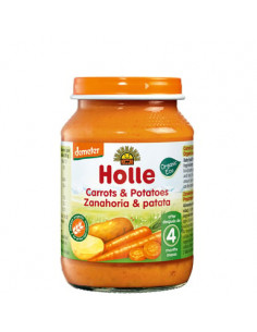 Holle Био пюре от моркови и картофи от 4 месеца x190 г