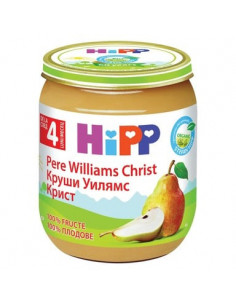 HiPP Био пюре с круши уилиамс 4+ месеца х125 г