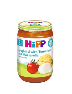 HiPP Био пюре спагети домати и моцарела х220 г