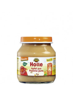 Holle Био пюре от ябълки от 4 месеца x125 г