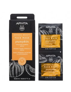 Apivita Express Beauty Хидратираща маска с тиква 2х8 мл