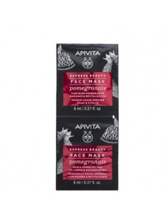 Apivita Express Beauty Ревитализираща маска с нар 2х8 мл
