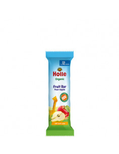 Holle Био плодово барче с ябълка и круша 12+ месеца х25 г