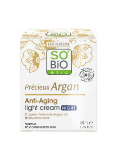SOBiO Argan Анти-ейдж лек нощен крем с арган х50 мл