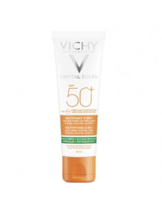 Vichy Capital Soleil 3в1 Слънцезащитен матиращ и коригиращ крем SPF50+ х50 мл