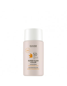 Babe Super Fluid Color Sunscreen Слънцезащитен тониран флуид SPF50 х50 мл