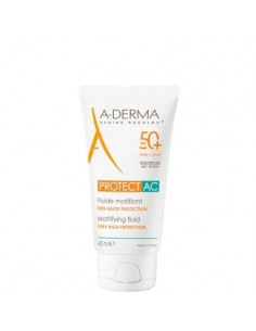 A-Derma Protect AC Слънцезащитен матиращ флуид SPF50+ x40 мл