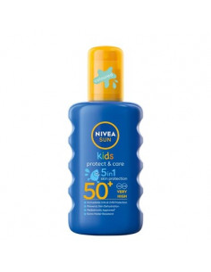 Nivea Sun Kids Детски цветен слънцезащитен спрей SPF50+ x200 мл