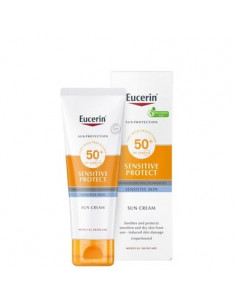 Eucerin Sensitive Protect Слънцезащитен крем за лице SPF50+ х50 мл