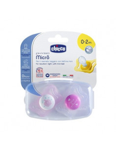 Chicco PhysioForma Micro Залъгалка 0-2 месеца x2 броя
