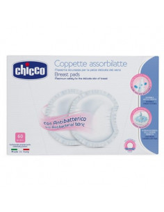 Chicco Антибактериални абсорбиращи подплънки x60 броя