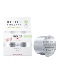 Eucerin Hyaluron-Filler Дневен крем за суха кожа SPF15 пълнител х50 мл