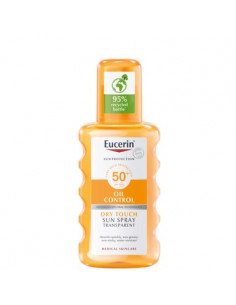 Eucerin Oil Control Прозрачен слънцезащитен спрей SPF50+ x200 мл