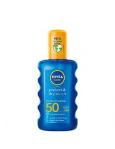 Nivea Protect and Dry touch Слънцезащитен спрей SPF50+ х200 мл