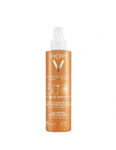 Vichy Capital Soleil Cell Protect Слънцезащитен флуиден спрей SPF50+ х200 мл