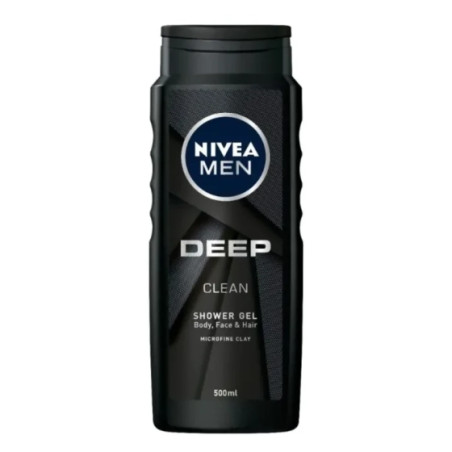 Nivea men deep clean душ гел за мъже 500мл