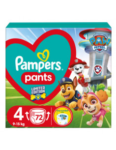 Pampers Pants Paw Patrol S4 Гащи за бебета х72 брой