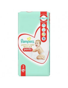 Pampers Premium Care Гащи за бебета N3 6-11 кг х48 броя