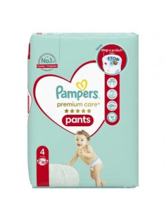 Pampers Premium Care VP Гащи за бебета N4 Maxi 9-15 кг х38 броя
