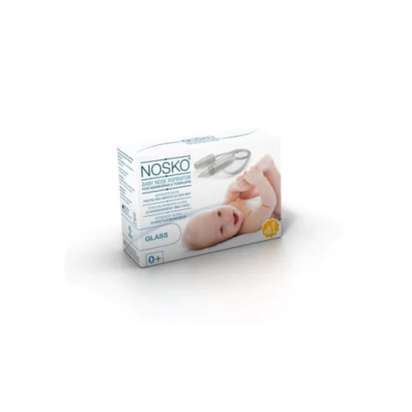 Носко baby аспиратор за нос стъклен /за прахосм./