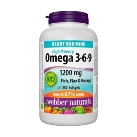Омега 3-6-9 1200 мг х 150 софтгел капсули wn 3876