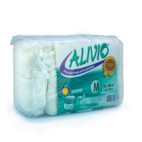 Пелени-гащи за възрастни дневни M x10 Alivio