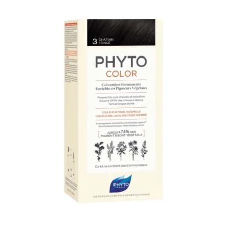 Phyto phytocolor №3 тъмен кестен