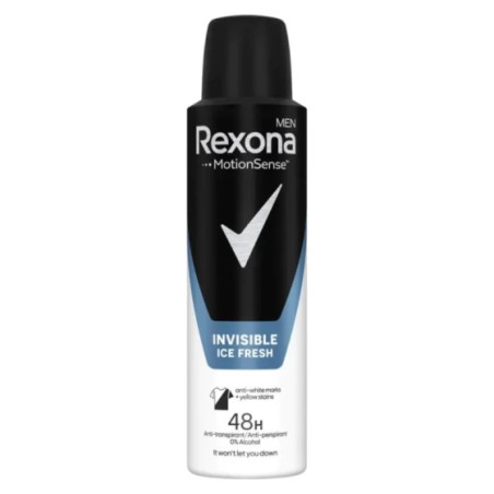 Rexona deo men invisible Ice fresh дезодорант 150мл