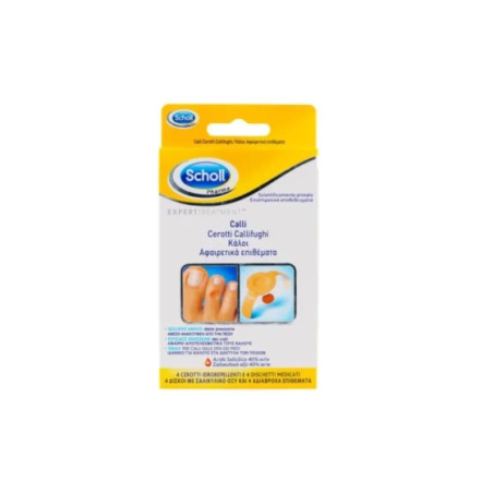 Scholl Пластир за премахване на кокоши трън х4 броя