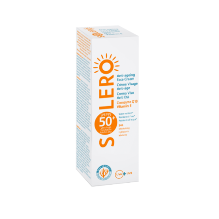 SOLERO слънцезащитен крем за лице SPF50+ 50мл