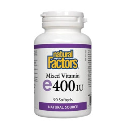 Витамин E капсули мощен антиоксидант 268мг/400IU х90 Natural Factors
