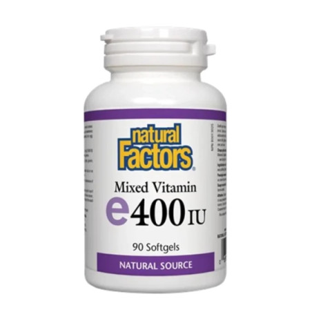 Витамин E капсули мощен антиоксидант 268мг/400IU х90 Natural Factors