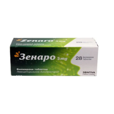 Зенаро таблетки 5мг при алергии х28