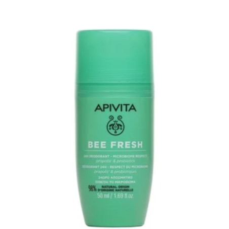 Apivita Bee Fresh Натурален рол-он дезодорант 50мл