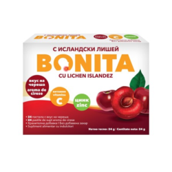 Bonita с исландски лишей и череша 24 пастили Годен до: 30.09.2026 г.