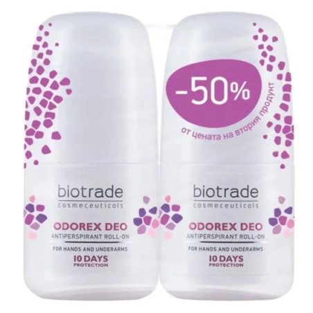 Одорекс део промо рол-он 1+1 biotrade