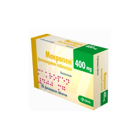 Макропен 400 мг х 16 таблетки KRKA