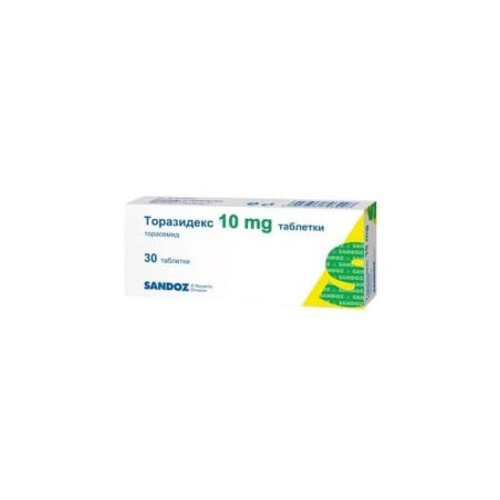 Торазидекс 10 мг х 30 таблетки Sandoz