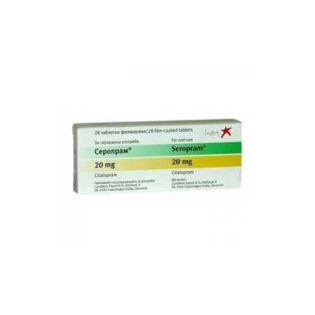 Серопрам 20 мг х 28 таблетки Lundbeck