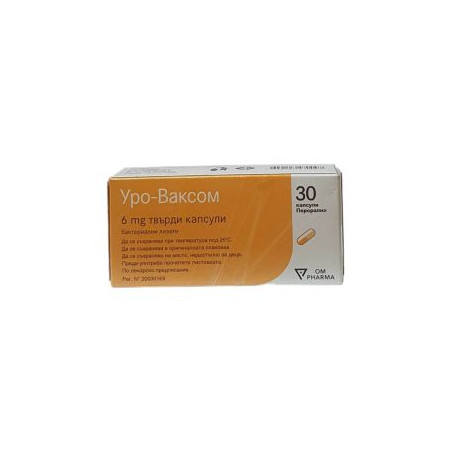 Уро-ваксом 6 мг х 30 таблетки OM Pharma