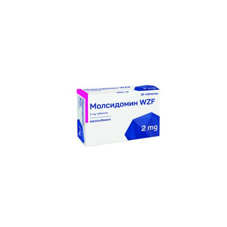 Молсидомин 2 мг х 30 таблетки Polpharma