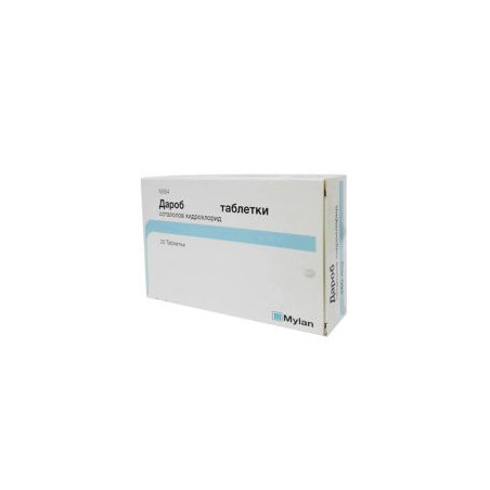 Дароб 160 мг х 20 таблетки Mylan